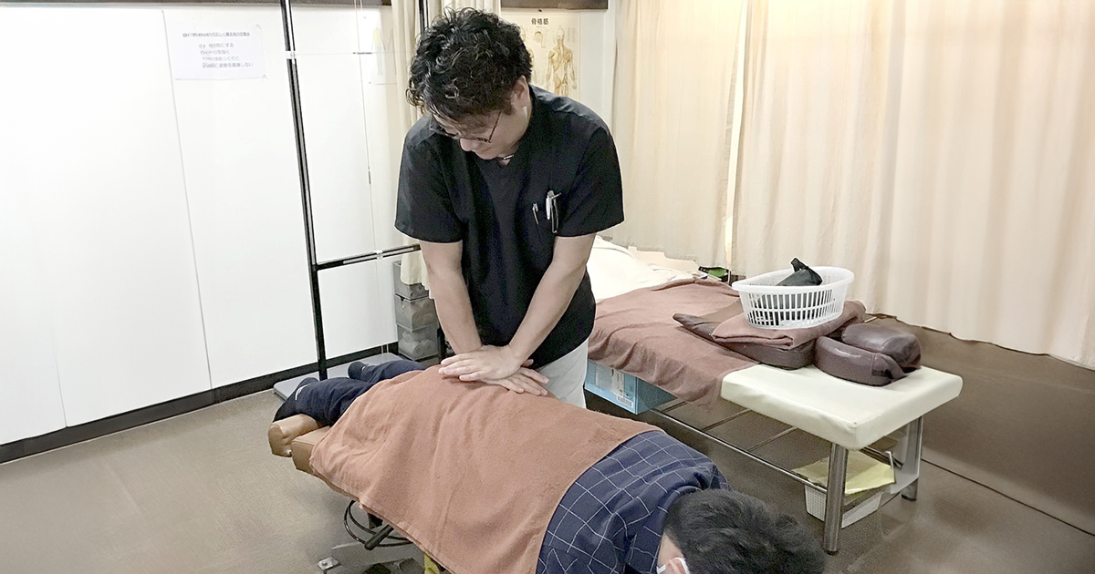 整骨院,求人,施術風景,堺市